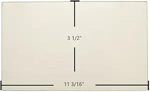 Buck Bay Side Door Glass Replacement Γ 11 3/16" x 3 1/2" High-Temperature Ceramic Glass Panel (PG27BSGL)