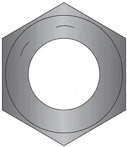 1 1/2"-12 Finished Hex Nuts/Grade 8 Steel/Plain Finish (Quantity: 10)