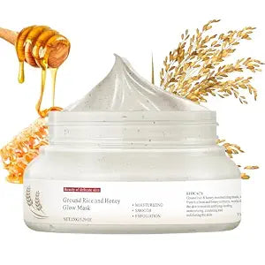 IREV Face Masks Skincare, Rice And Honey Glow Mask, Rice Masks For Face