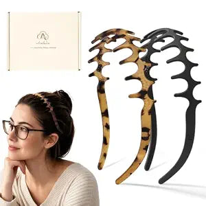 Zigzag Headbands for Women, Zig Zag Hairbands for Glasses Wearers