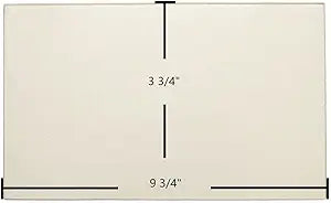 Quadra-Fire Side Ceramic Glass Panel Γ 9 3/4" x 3 3/4" (Fits 41-I Acc, 4100-I ACT | Part 435-5480)