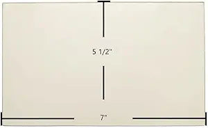 Country Flame Double Door Ceramic Glass Panel Γ 5 1/2" x 7" (Part #7P384CF-RL)