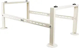WeCooper Mini Split Stand for 9000-60000 BTU Ductless AC Heat Pump,Heavy Duty Adjustable Mini Split Condenser Ground Stand,Max Load 770LBS