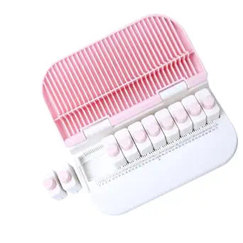 Alphabet Hole Puncher, 26 Letter Manual Punch and Embossing Tool for DIY Crafts Cards Scrapbooking, Lightweight Plastic Handheld Puncher
