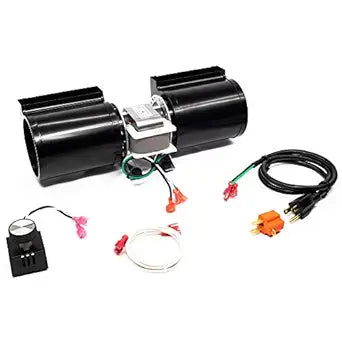FAB-1100 Fireplace Blower Fan Kit for Lennox, and Superior - Ball Bearing, Energy Efficient Fireplace Blower Kit w/Power Cord, 2-Prong Adapter, & More - Easy to Install Home Heating Accessories