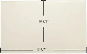 St. Croix Element & Lancaster Glass Panel (80P52375-R) Γ 13 1/4" x 10 3/8" High-Temperature Ceramic Replacement