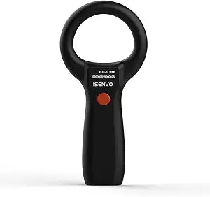 Microchip Scanner, Animal Rabbit Dog Cats Pet Microchip Reader Rechargeable RFID EMID Micro Chip Scanner 134.2kHz 125kHz 15 Digits FDX-B ISO 11784/11785 Pet Chip ID Registration (190S)