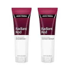 John Frieda Radiant Red Boosting Shampoo & Conditioner Bundle, 2 Pack