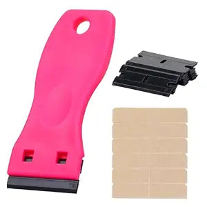WENNALIFE Tape-in Extension Adhesive Remover Scraper Kit with Plastic Blade