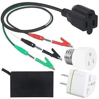 Circuit Breaker Finder Accessory Kit w Clips Adapters 125V 10A