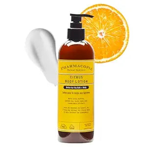 Pharmacopia Citrus Body Lotion - Natural Moisturizer for Dry Skin - 16 oz