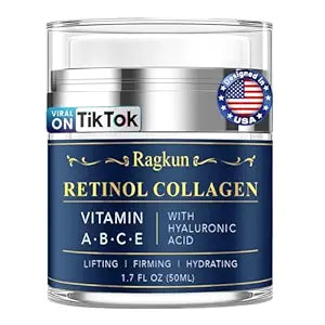 Ragkun Anti-Aging Face & Neck Cream with Retinol & Collagen, 1.7 fl oz