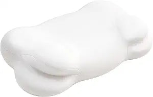 Cloud Pillow Mellow Cloud Align Pillow Ergonomic Memory Foam Cervical Support Pillow for Side, Back & Stomach Sleepers with Breathable Washable Cover, Dual Height Comfort