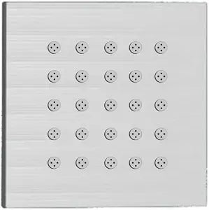 Brushed Nickel Wall Mounted Shower Body Jet, 4 inch, 1 PCS