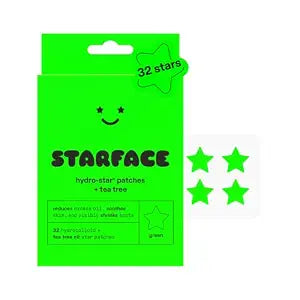Starface Hydro-Star® Tea Tree Hydrocolloid Pimple Patch, 32 ct