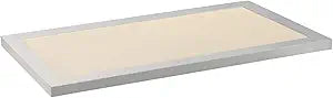 Maxim Lighting Sky Panel Flush Mount | 12" X 24" | White Finish | White Pc Shade | Transitional Flush Mount | Ideal for Bedrooms, Hallways & Entryways | Dimmable | 57762WTWT