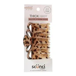 Scunci by Conair claw clips for thick hair - hair accessories for women- claw clip - for all hair types - trendy hair accessories -Tortoise - 1 Count