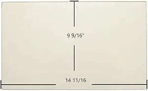 Whitfield Renaissance Pellet Stove Ceramic Glass Panel | 14 11/16" x 9 9/16"