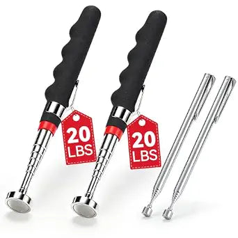 E BAVITE 4 Pack Telescoping Magnet Pick-up Tool Extendable up to 30"