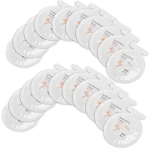 Pack of 20 Sunscreen, SPF46 PA+++ Moisturizing Sunscreen,3ml Face & Body Sunblock, Moisturizing Sunscreen for Most of Skins Portable Resist Water Sunscreen for Sport
