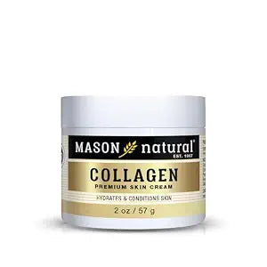 MASON NATURAL Collagen Anti-Aging Face & Body Cream, Pear Scent, 2 oz