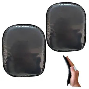 2PCS Laydown 360 Waves Training Pad,Helps Train Your Hair To Laydown to your desired wave Pattern,Wave brush for men(Black（2pcs）)