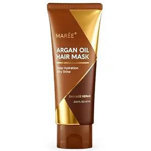 MAREE Hair Mask for Damaged Hair - Keratin & Argan Oil Deep Conditioning