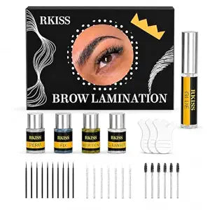 DIY Brow lamination Kit 27ml DIY Home Long Lasting Instant Eyebrow Lift for Fuller Thicker Brows