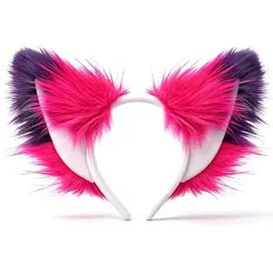 QLINLEAF Cat Ears Fox Headband for Women Halloween