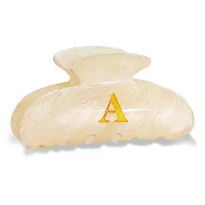 Birthday Bridesmaid Gift for Women Initial Cute Hair Clips Claw Clip