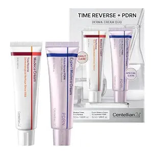 CENTELLIAN 24 Madeca Cream Time Reverse + Active Renew PDRN Cream Duo