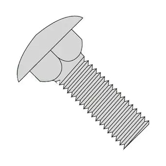 5/8-11 X 3 Carriage Bolts/Fully Threaded/Steel/Hot Dipped Galvanized (Quantity: 25)