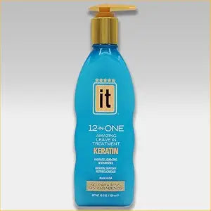 IT 12-in-One Leave-in Treatment, Keratin Enriched, for Smooth Hair