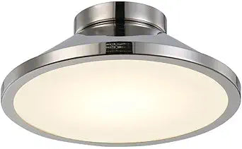 Artcraft Lighting Lucida - 16W 1 LED Flush Mount-4.5 Inches Tall and 12 Inches Wide-Nickel Finish
