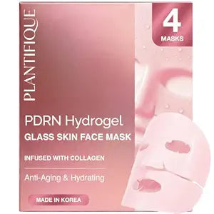 PLANTIFIQUE Korean PDRN Bio-Collagen Face Mask with Ceramides, 4 Pack