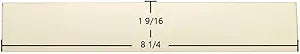 Efel Kamina (074.66/078.66/079.66) Glass Set Γ 5 Pieces, Each 8 1/4" x 1 9/16" (Part #2249)