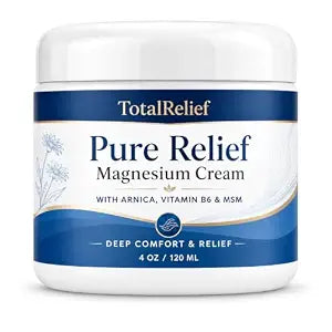 Pure Relief Magnesium Cream,Contains Magnesium, Msm, Arnica & Vitamin B6