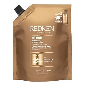 Redken All Soft Shampoo – For Dry, Brittle Hair