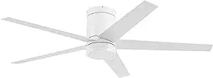 Honeywell Ceiling Fans Graceshire Modern 52 Inch Ceiling Fan with Light, Adjustable Color Temp, LED Fan with Remote Control, Indoor Fan, 5 Contemporary Blades with 2 Color Options, White (51998-01)