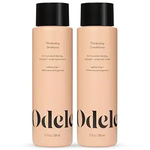 Odele Hair Thickening Shampoo & Conditioner Set with Biotin, 13 fl oz Each