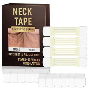 Invisible Elastic Neck Lift Tape for Double Chin & Neck Wrinkle Tightening