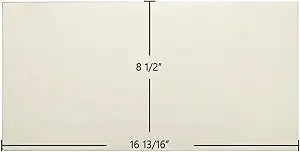 Saey Hannover I Glass Panel (8780040580) Γ 16 13/16" x 8 1/2" High-Temperature Ceramic Replacement