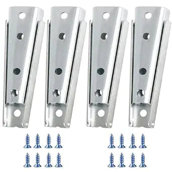 4Pcs Sectional Sofa Connector, Sofa Buckle, Sofa Latch, Diagonal Bolts, Sofa Fixing Bolts, Interlocking Sofa Connector Bracket, Furniture Hardware Accessories, Bed Frame Accessories (120mm, Sliver)