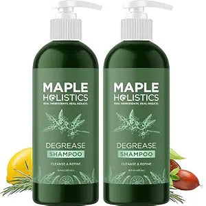 Clarifying Shampoo for Oily Hair and Scalp - Deep Cleansing Shampoo Build Up Remover with Rosemary Oil - Degrease Shampoo for Greasy Hair & Scalp - Vegan Color Safe Sulfate & Paraben Free (2 Pack)