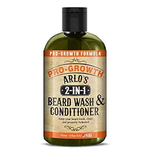 Arlo's 2-in-1 Beard Wash and Conditioner 12 oz. - Pro Growth Formula