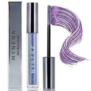 Mynena Violet Holographic Lash Mascara Top Coat - Thin Wand - Nebula