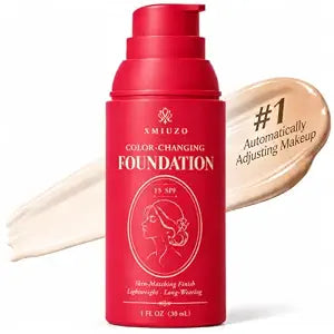 Korean Color Changing Foundation, Auto Adjusting Liquid Makeup to Skin Tone