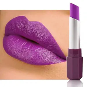 Kaely Vibrant Purple Matte Lipstick for Women, Pigmented Lip Gloss Stain Long Lasting Waterproof, Halloween Face & Body Paint Stick for Birthday Party Clown Goth Makeup, Vegan & Cruelty-Free 13