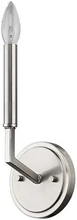 Acclaim Lighting IN41431SN Transitional One Light Chandelier from Harper Collection in Pwt, Nckl, B/S, Slvr. Finish, 4.00 inches
