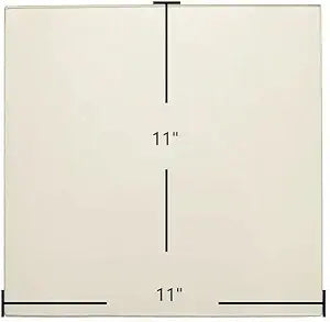 Breckwell SP2047 Upper Door Glass Replacement Γ 11" x 11" High-Temperature Ceramic Glass Panel (892965)